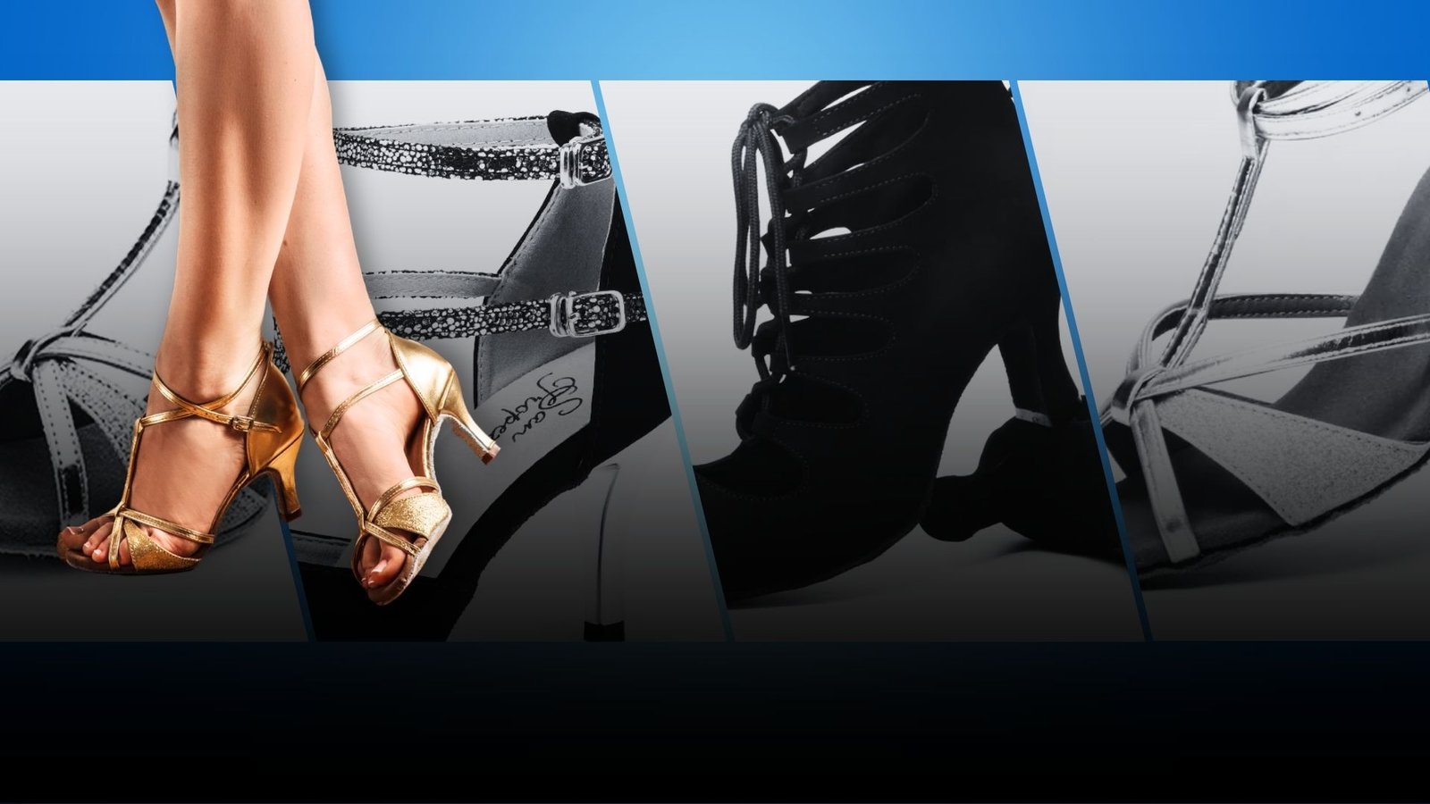 Dance shoes available at San Tropez Dance School Montreal
